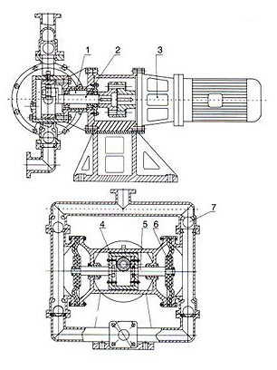 電動隔膜泵結(jié)構圖片